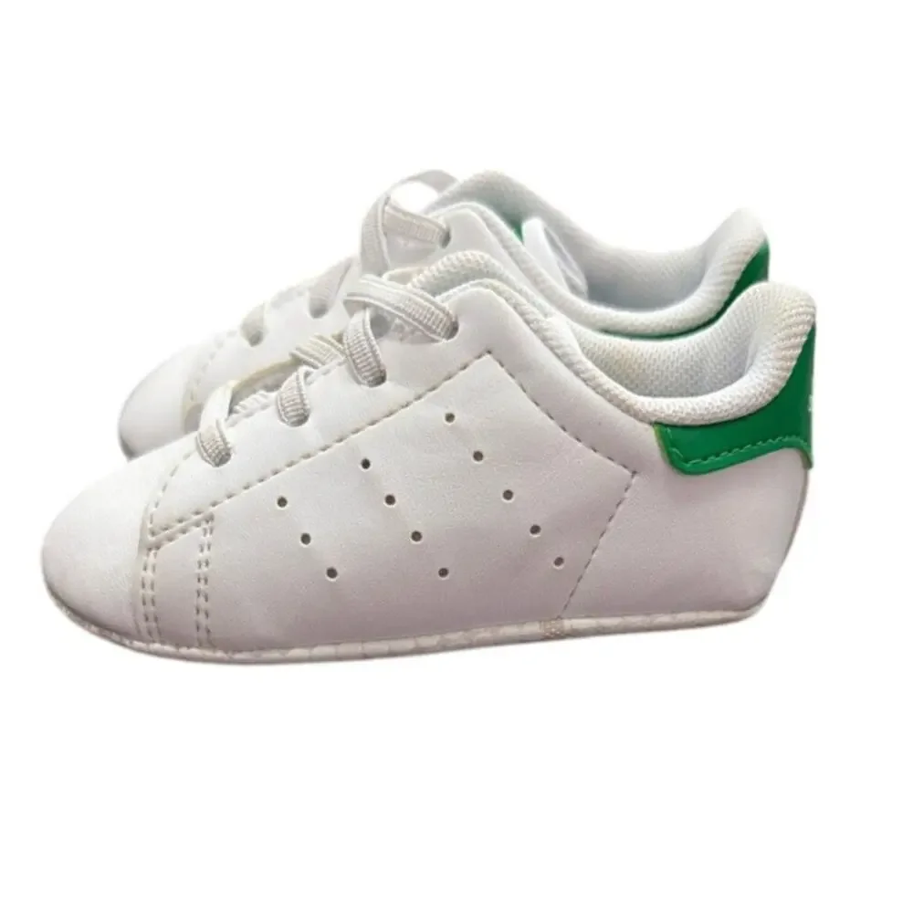 Adidas  FY7890 Stan Smith Crib Shoes White Infant Size 2